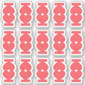 Mooie lege hartvorm index tabs journaal scheidings sticker (Voorkant)