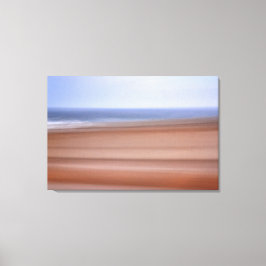 Mooie lege strand Abstracte Canvas Art