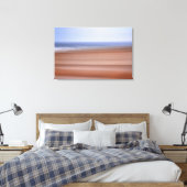 Mooie lege strand Abstracte Canvas Art Afdruk (Insitu (Slaapkamer))