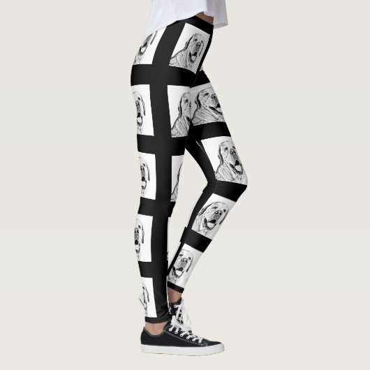 Mooie leggings - Labrador Retriever Pattern (Rechts)