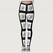 Mooie leggings - Labrador Retriever Pattern (Voorkant)
