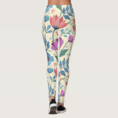 Mooie Leggings van de Floral van de lente (Achterkant)