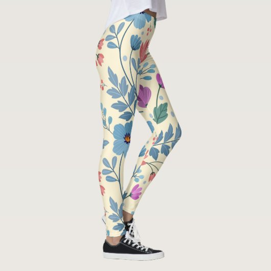 Mooie Leggings van de Floral van de lente (Rechts)