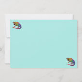 Mooie leguaan Platte Kaart (Achterkant)