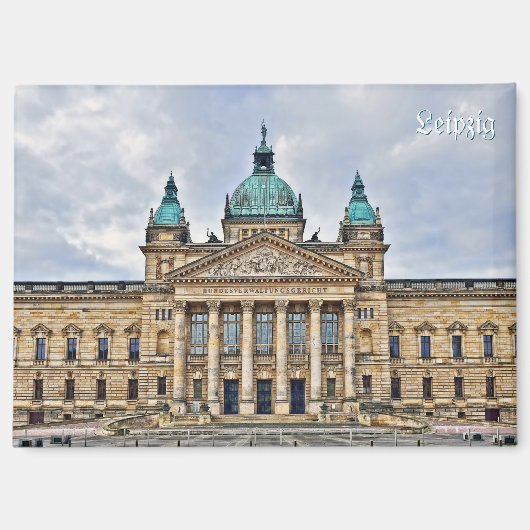 Mooie Leipzig, Duitsland reizen Magneet (Voorkant)