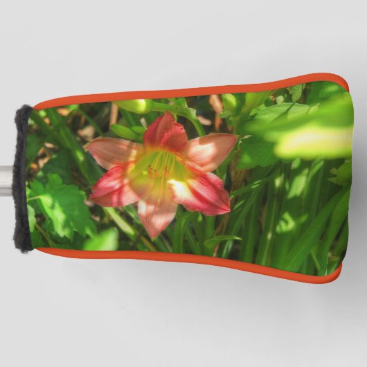 Mooie lelie golfheadcover (Voorkant)