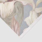 Mooie lelies op poederblauwe achtergrond tissuepapier (Detail)