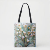 Mooie lelietje-van-dalen lente bloemstuk  tote bag (Voorkant)