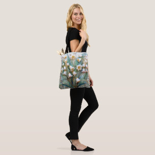 Mooie lelietje-van-dalen lente bloemstuk  tote bag