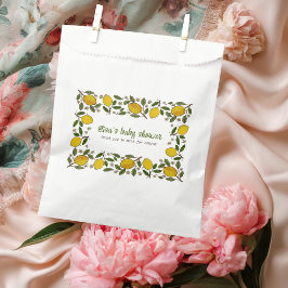 Mooie Lemons rustieke CUSTOM BABY SHOWER Bedankzakje