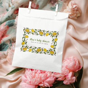 Mooie Lemons rustieke CUSTOM BABY SHOWER Bedankzakje