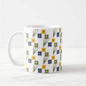 Mooie lente bloemen koffiemok (Links)