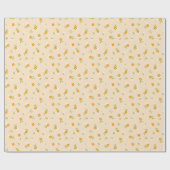 Mooie Lente Bloemen Madeliefjes Boeketten Patroon Cadeaupapier (Vlak)