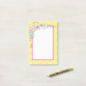 Mooie lente bloemen post-it® notes (Op bureau)