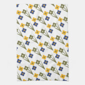 Mooie Lente Bloemen Theedoek (Verticaal)