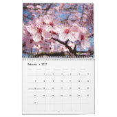 Mooie lente dag kalender landschappen bomen (Feb 2027)