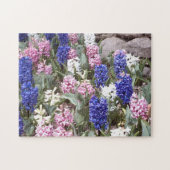 Mooie lente Hyacinten legpuzzel (Horizontaal)