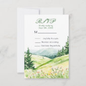 Mooie lente landschap trouw RSVP (Voorkant)