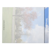 Mooie lente park landschapsfotografie notitieblok (Voorkant)