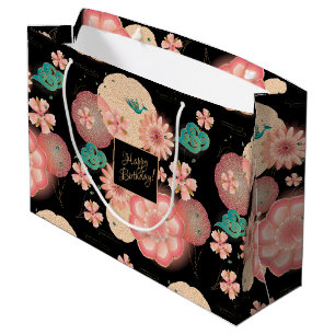 Mooie Lente Perzik Tuin Bloemen Verjaardag Groot Cadeauzakje