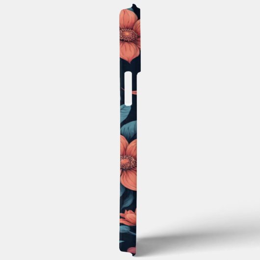 Mooie lente roze & rood bloemmotief kunst Case-Mate iPhone case (Achterkant / Rechts)