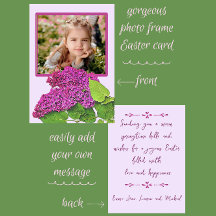 Mooie lente seringen Foto Gelukkig Pasen