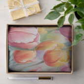 Mooie lente tulpen tissuepapier (Geschenk)
