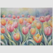 Mooie lente tulpen tissuepapier (Voorkant)