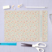 Mooie lente vintage bloem tissuepapier (Craft)