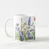 Mooie lente weide bloemen wrap koffiemok (Links)