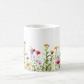 Mooie lente weide bloemen wrap koffiemok (Center)