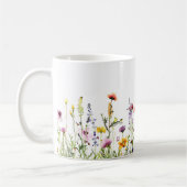 Mooie lente weide bloemen wrap koffiemok (Links)