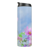 Mooie lente wilde bloemen thermosbeker (Geroteerd rechts)