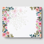 Mooie Lente Wilde Bloemen Trouw Gastboek Gastenboek (Achterkant)