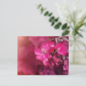 Mooie lentebloemen briefkaart (Staand voorkant)