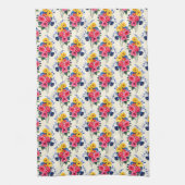 Mooie Lentebloemenboeket Theedoek (Verticaal)