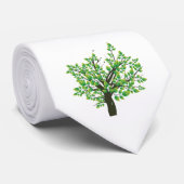 Mooie lenteboom stropdas (Opgerold)