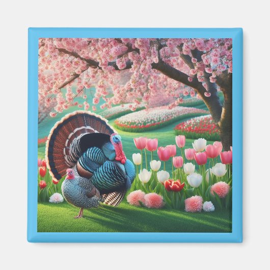 Mooie lentemagneet magneet (Voorkant)