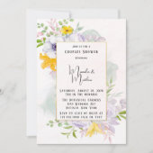 Mooie lentemorning Florals Couples Shower Kaart (Voorkant)