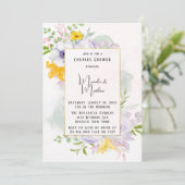 Mooie lentemorning Florals Couples Shower Kaart (Staand voorkant)