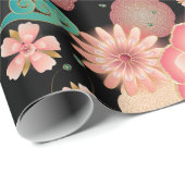 Mooie lentepiektuindecoratieve dag cadeaupapier (Rol Hoek)