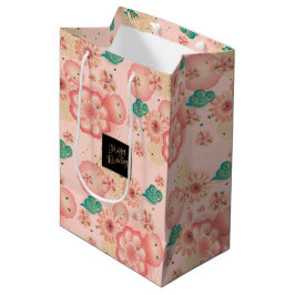 Mooie lentepiektuindecoratieve dag medium cadeauzakje