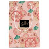 Mooie lentepiektuindecoratieve dag medium cadeauzakje (Voorkant)