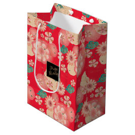 Mooie lentepiektuindecoratieve dag medium cadeauzakje
