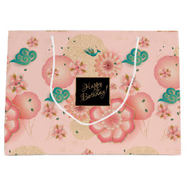 Mooie lentepieperen tuinbloemen op zaterdag groot cadeauzakje