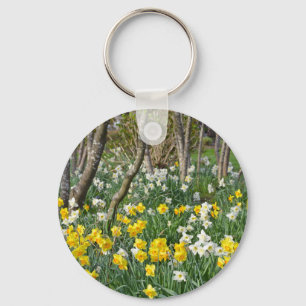 Mooie lentesdioltuin sleutelhanger