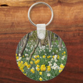 Mooie lentesdioltuin sleutelhanger (Voorkant)