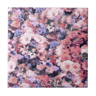 Mooie lentesFloral Tegeltje