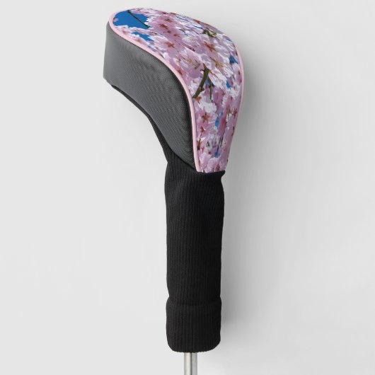 Mooie lenteskers bloesems golfheadcover (Schuin)