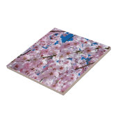 Mooie lenteskers bloesems tegeltje (Zijkant)